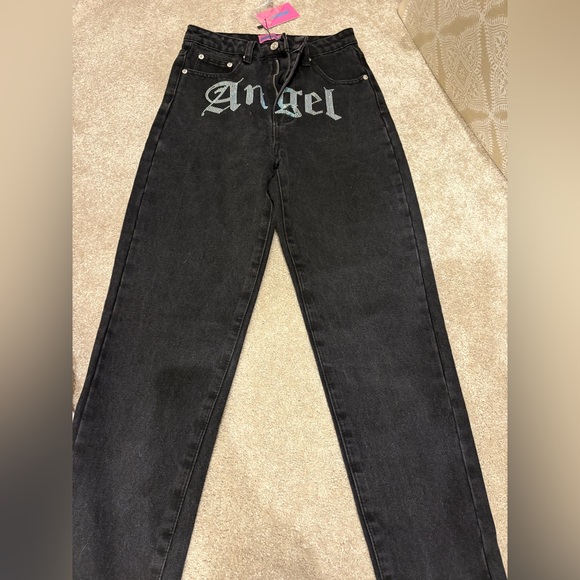 Edikted Black 'Angel' Women Jeans - Picture 1 of 2